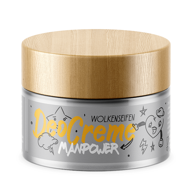Deocreme Manpower Glastiegel Deocreme Manpower Glastiegel ohne Hintergrund