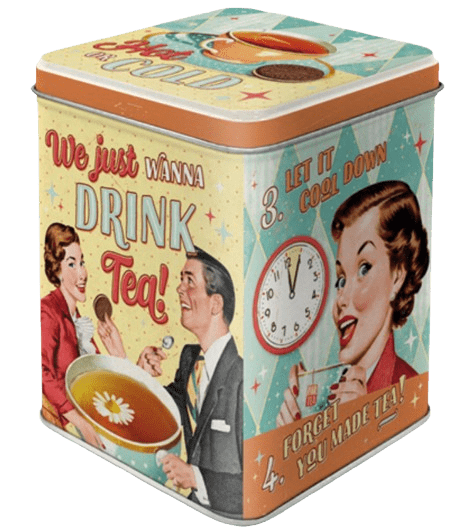 Nostalgische Teedose