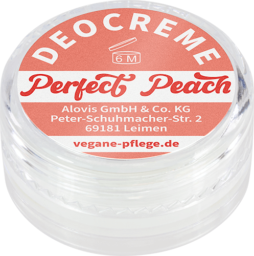Deocremeprobe Perfect Peach Wolkenseifen Deocreme Probe