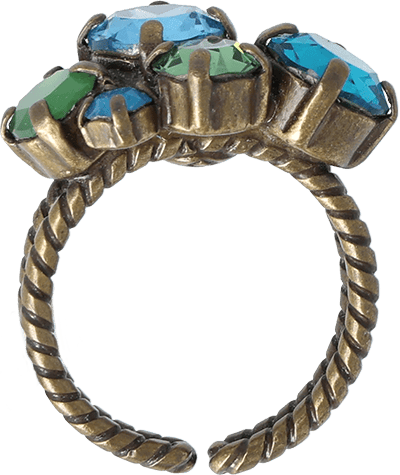 Ballroom Ring Blau-Grün 2 Ballroom Ring Blau-Grün 2