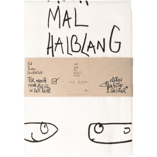 Geschirrtuch Halblang Fische