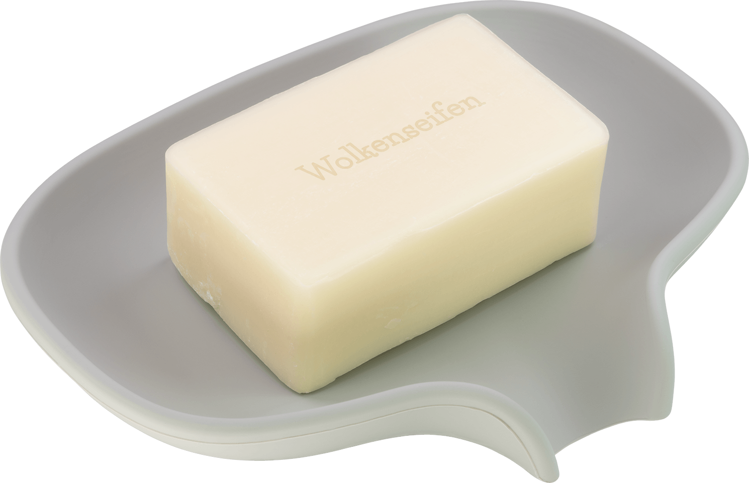 Silikonseifenablage groß hellgrau Silikonseifenablage groß hellgrau