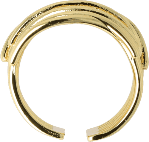 Chaosring 925 Silber 14k vergoldet Chaosring 925 Silber 14k vergoldet
