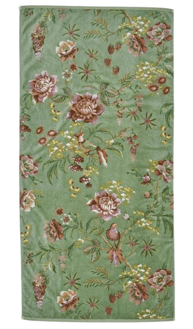 Badetuch Secret Garden Grün Pip Studio BadeHandtuch Secret Garden