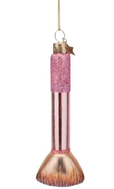 Glasobjekt Make-Up-Brush