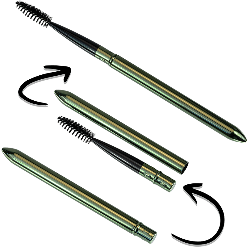 Reise-Wimpernbürste Grün Reise-Wimpernbürste Grün