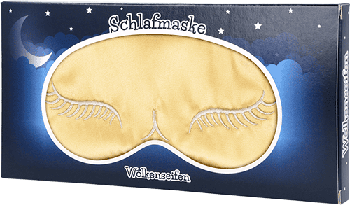 Katzen-Schlafmaske Gold Katzen-Schlafmaske Gold