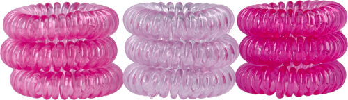 Spiral-Haargummis pink Spiral-Haargummis pink