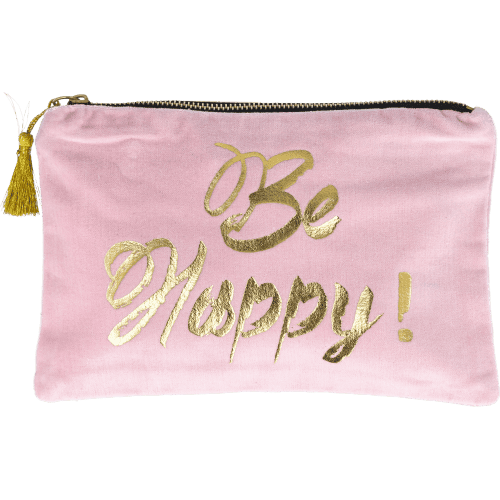 Samt-Kosmetiktasche Dreams Be Happy ohne Hintergrund