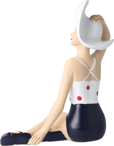 Pinup Schwimmerin mit Hut