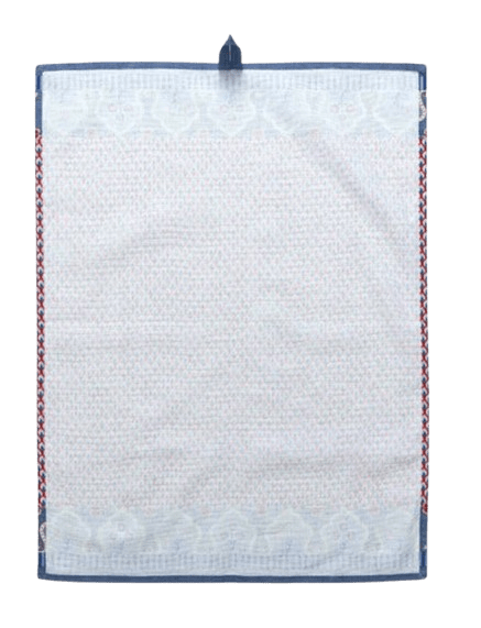 Geschirrtuch Festival Blau-Rot