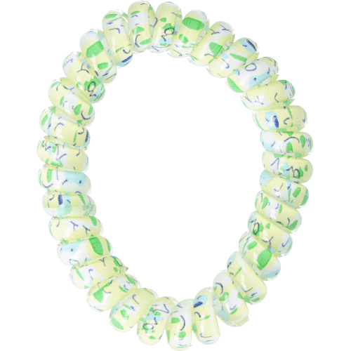 Spiral-Haargummis Grün-Mix