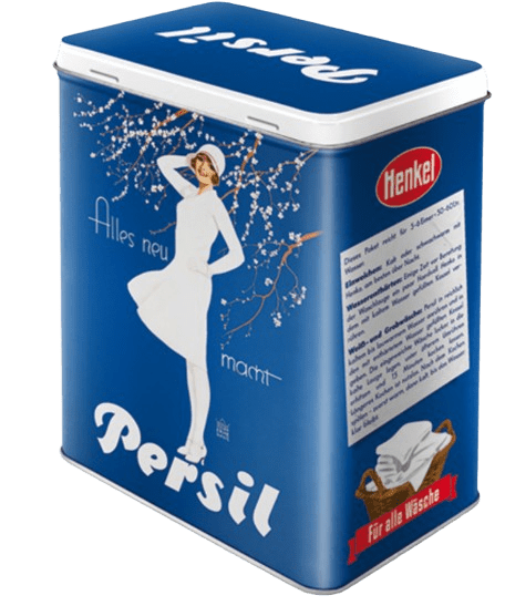 Geschenkdose Persil blau Geschenkdose Persil blau