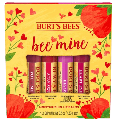 Bee Mine Lip Balm Set Burt`s Bees Bee Mine Lip Balm Set