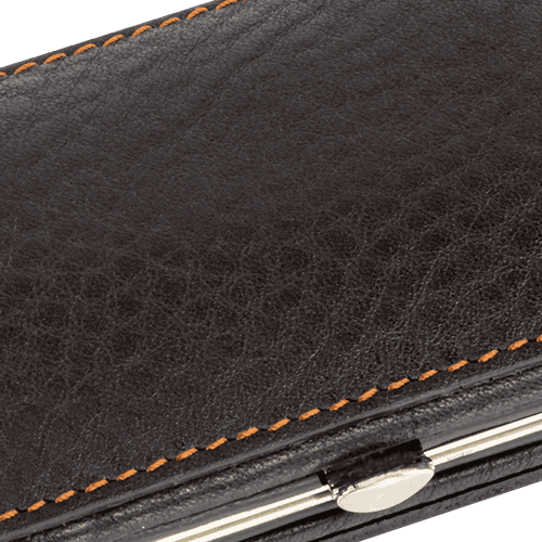 Maniküre-Etui Leder Dunkelbraun Maniküre-Etui Leder Dunkelbraun