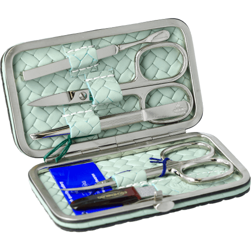 Maniküre-Etui Leder Mint Maniküre-Etui Leder Mint