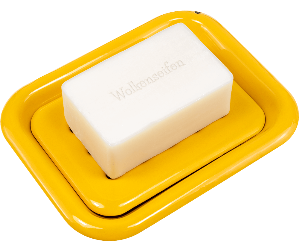 Seifenablage Email + Seife deiner Wahl