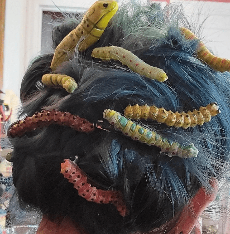 Haarspangen-Set Raupen Haarspangen-Set Raupen