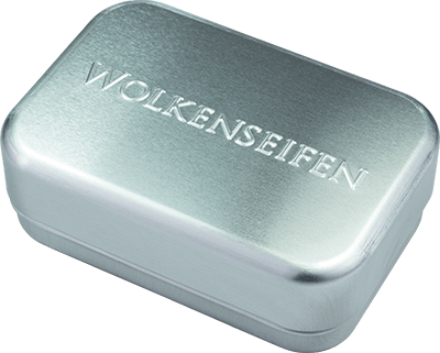 Wolkenseifen Seifendose ohne Hintergrund