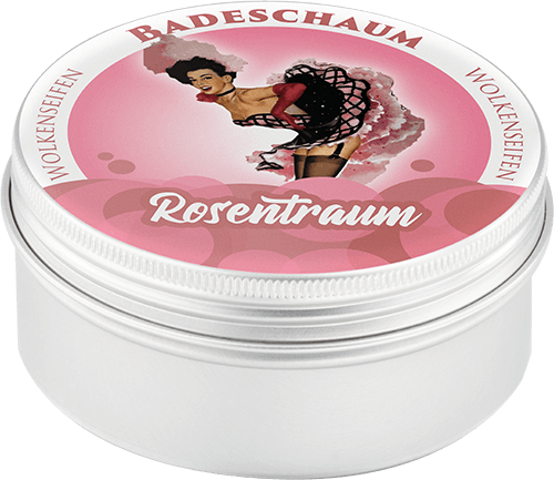 Badeschaum Rose ohne Hintergrund
