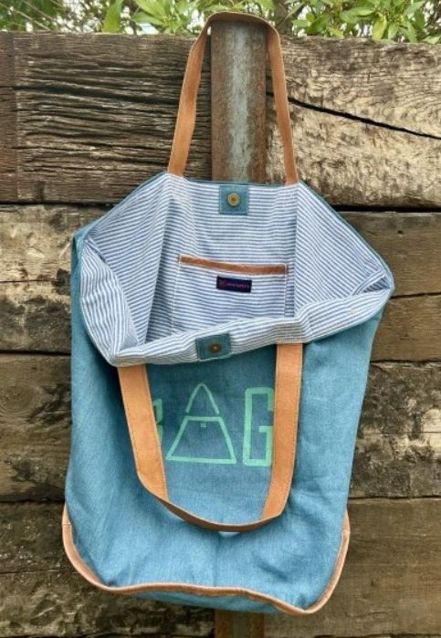 Segeltuchtasche Blau