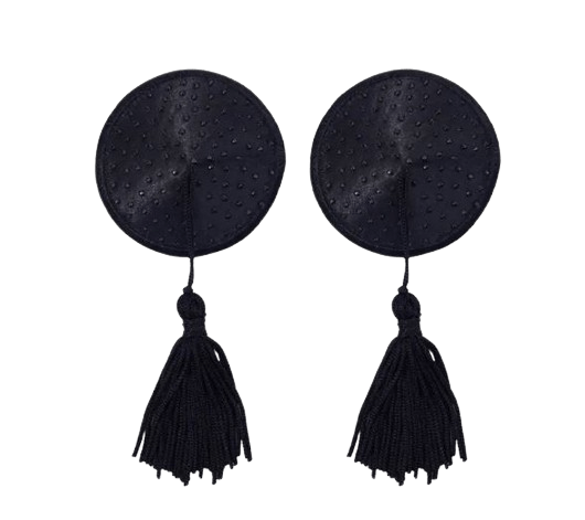 Nipple Cover Quaste schwarz