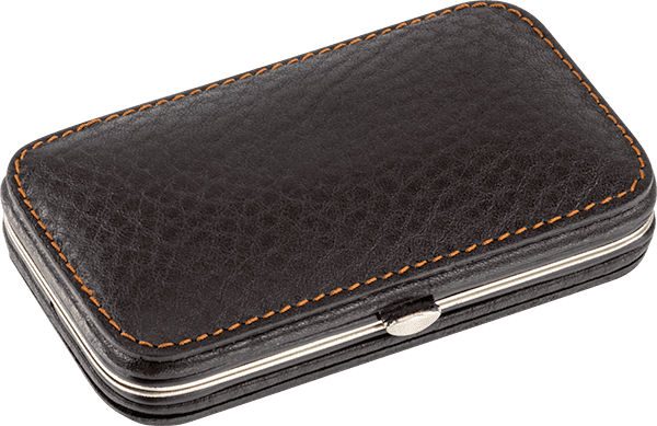 Maniküre-Etui Leder Dunkelbraun Maniküre-Etui Leder Dunkelbraun