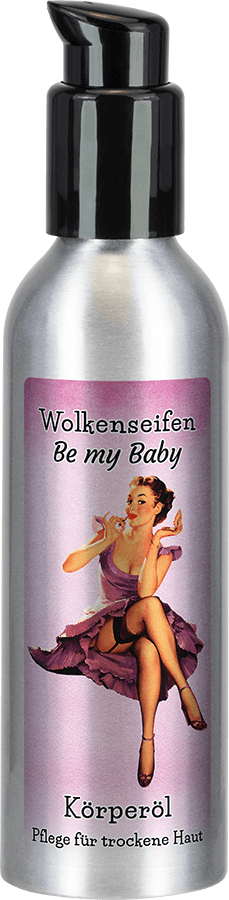 Körperöl Be my Baby ohne Hintergrund