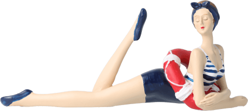 Pinup Schwimmerin mit Ring Pinup Schwimmerin mit Ring