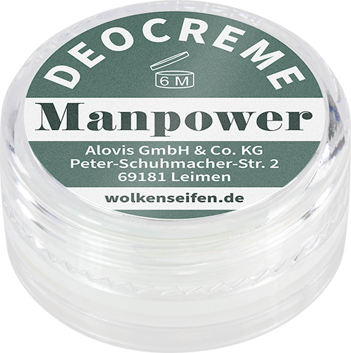 Deocremeprobe Manpower Wolkenseifen Deocreme Probe