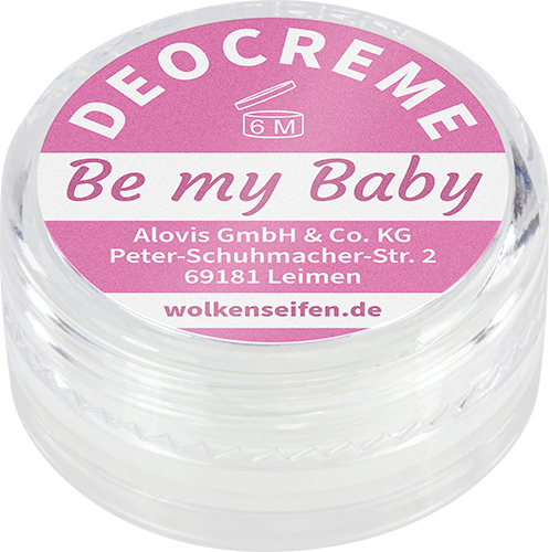 Deocremeprobe Be my Baby Wolkenseifen Deocreme Probe
