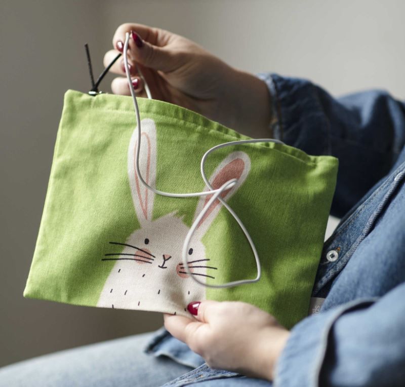 Canvastasche Häschen