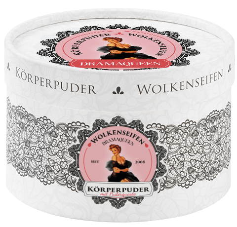 Körperpuder (Trockenshampoo) Dramaqueen ohne Hintergrund