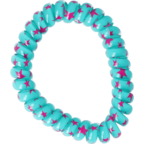 Spiral-Haargummis Grün-Mix