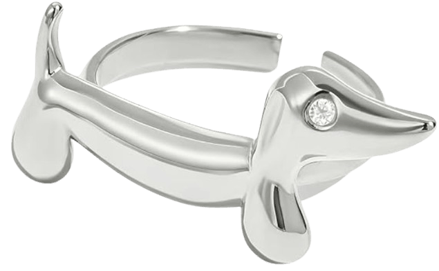 Dackel-Ring Silber Dackel-Ring Silber