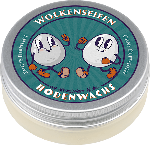 Wolkenseifen Eierpflege - Hodenwachs ohne Hintergrund