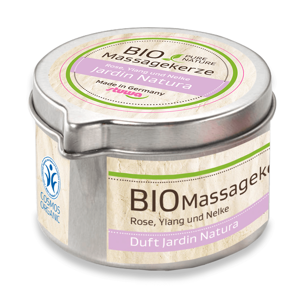 Bio Massagekerze Jardin Natura Bio Massagekerze Jardin Natura ohne Hintergrund