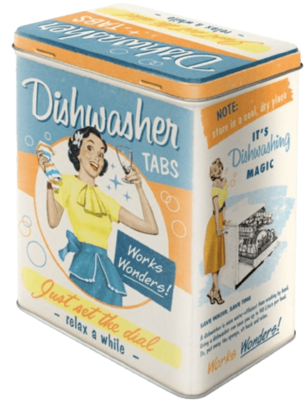 Geschenkdose Dishwasher Tabs Geschenkdose Dishwasher Tabs