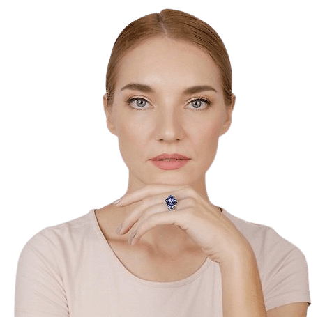 Fiancee Ring Blau Fiancee Ring Blau