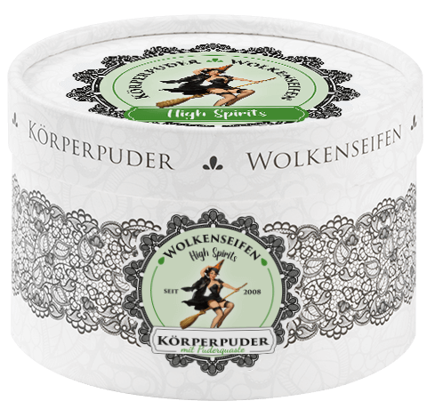 Körperpuder (Trockenshampoo) Sexy Hexy ohne Hintergrund