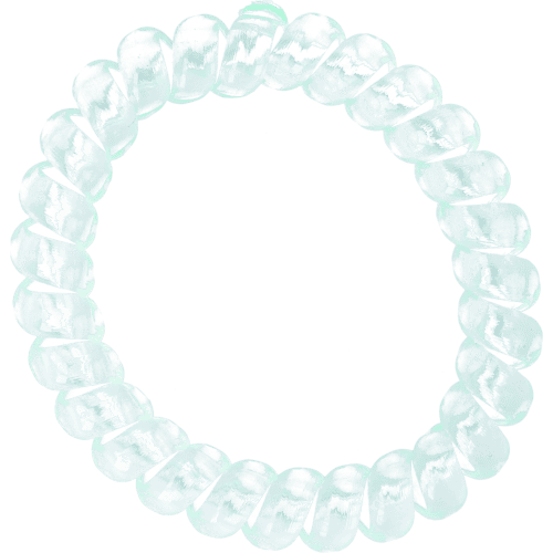 Spiral-Haargummis Grün-Mix