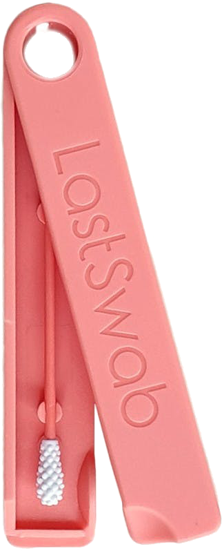 Wattestäbchen Basic Peach LastSwab - Wiederverwendbare Wattestäbchen Basic Peach ohne Hintergrund