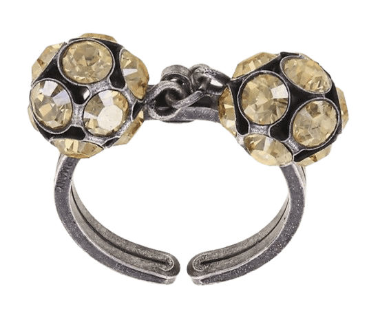 Disco Balls Ring Beige Disco Balls Ring Beige
