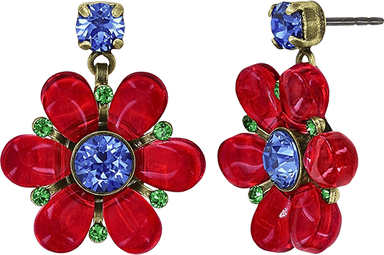 Daisy Love Ohrstecker Rot Daisy Love Ohrstecker Rot