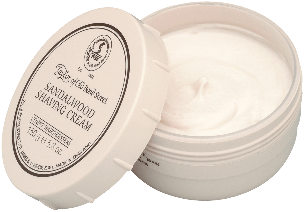 Rasiercreme Sandelholz Taylor of old Bond Street Rasiercreme Sandelholz ohne Hintergrund