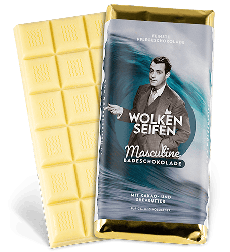 Wolkenseifen Badeschokolade Masculine
