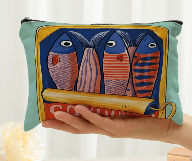 Kosmetiktasche Sardine Kosmetiktasche Sardine