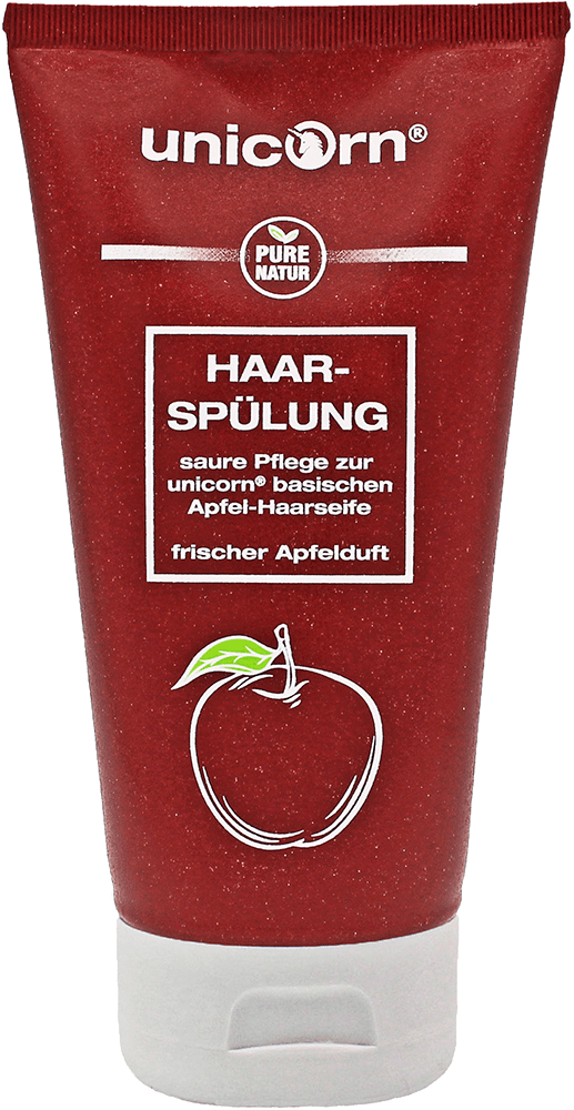 Unicorn saure Haarspülung ohne Hintergrund