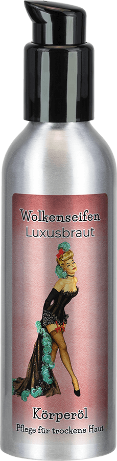 Körperöl Luxusbraut ohne Hintergrund