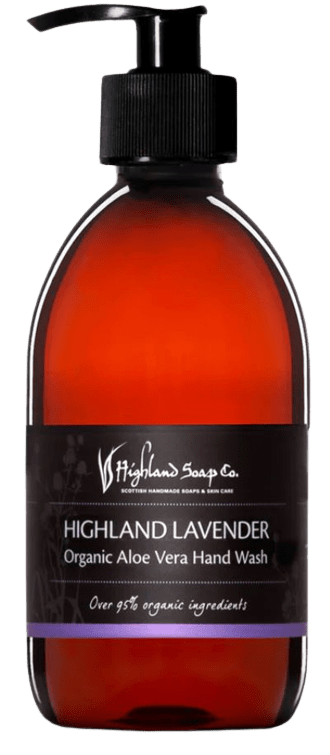 Bio-Flüssigseife Highland Lavender Highland Soaps Bio-Flüssigseife Lavendel ohne Hintergrund